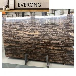 Natural Golden Beach Brown Marmor Gold Coast Mármol Piedra caliza Losa Azulejo Ladrillo Crazy Paving Stone Tamaños personalizados - Product Image 1