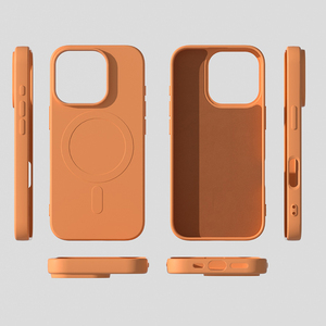 Mạnh mẽ từ Silicone vỏ mềm cho Apple 17 Series chống-mùa thu chống-trượt điện thoại di động trường hợp không dây sạc khả năng tương thích - Product Image 2