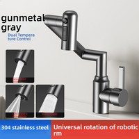 Robinet de cuisine intelligent multifonction en acier inoxydable pour maison conteneur extensible