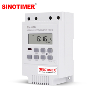 TM616-4 SINOTIMER 30AMP ควบคุมโหลด DC 12V TIMER SWITCH 7 วัน 17 เปิด/ปิด ตั้งโปรแกรมได้ 24 ชม. รีเลย์ตั้งเวลาแบบดิจิตอล ราง Din Z22 - Product Image 2
