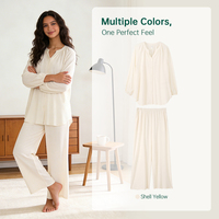 Vêtements de nuit pour femmes de haute qualité, luxueux, décontractés, confortables, ultra doux, respirants, tricotés, tendance, grandes tailles, pour l'été