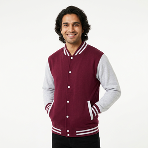 High Quality Custom Logo Varsity Jackets Wholesale Chenille Embroidered Letterman CollegeBaseballjacket for men - Product Image 1