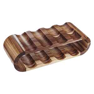 Expositor de Vino Personalizado con Logotipo, 8 Botellas, para Decoración del Hogar y Regalos de Vino, Sin Necesidad de Montaje, Gran Venta - Product Image 1