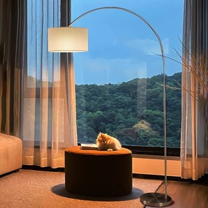 Lámpara de pie Wabi-Sabi francesa de espectro completo, luz de pesca minimalista de lujo para el Ambiente lateral del Sofá en la sala de estar moderna - Product Image 2