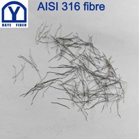 Fibre en acier inoxydable AISI 316 à extrémité crochetée de 13 mm/0,2 mm, équivalente à la fibre en acier Draix en termes de propriétés, pour bâtiments en béton préfabriqué