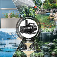 Pompe à Eau de Bassin AC Freesea Meilleure Vente Haut Débit 8000-22000L avec Direction de Sortie Réglable pour l'Aquaculture et l'Élevage de Poissons Koi