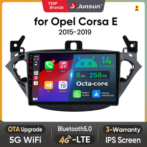 Junsun เครื่องเล่นดีวีดีติดรถยนต์, วิทยุติดรถยนต์ Android สำหรับ <span class=keywords><strong>Opel</strong></span> <span class=keywords><strong>Corsa</strong></span> E <span class=keywords><strong>2014</strong></span> 2015-2019 - Product Image 1