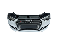 Conjunto de Parachoques Delantero, Parrilla, Faro, Cubierta de Depósito de Agua y Guardabarros Usado para Audi A3 2016-2018, Montaje Atornillable, Ajuste Universal