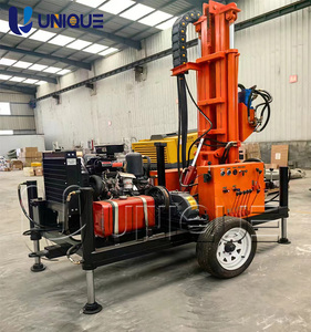 UNIQUE High Performance <b>Wheel</b> Type 42KW 150m Rotary Drilling Rig Diesel Powered - Product Image 4