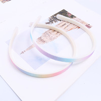 Serre-tête Princesse Adorable et Mignon, Bandeau Cheveux 1cm Arc-en-ciel Scintillant en Plastique, Accessoire Brillant pour Enfants Filles