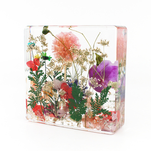 Flor real en resina seca floral resina epoxi flor resina pisapapeles hogar boda decoración regalos románticos - Product Image 4
