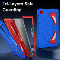 Étui antichoc pour enfants avec motif anime pour Samsung Tab A11 Plus A9 Plus 11 avec support pliable, bandoulière, coque de protection robuste OEM ODM
