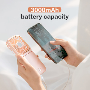 Ventilador de Cuello de 3000mAh, Plegable, de Mano y de Escritorio, con Carga USB, Portátil, <span class=keywords><strong>para</strong></span> Estudiantes, Oficina, Viajes, Regalo al por Mayor - Product Image 5