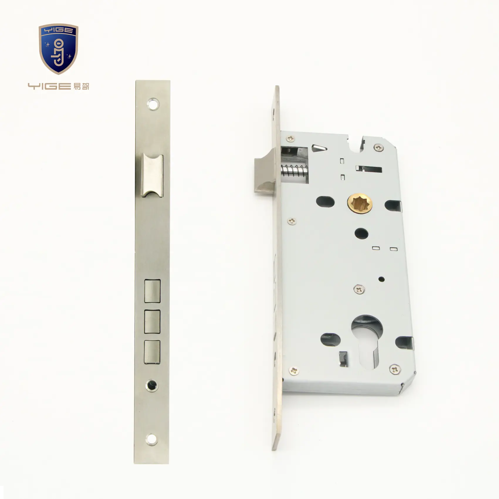 Wholesale high quality luxury hardware fitting door lock latch for metal gate for wooden door steel door mortise lock