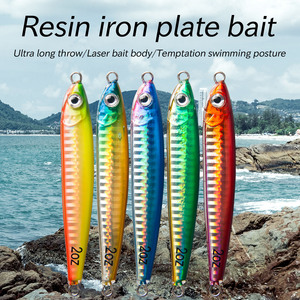 Señuelo de Pesca Jigging de Resina de 2oz, Jigging Lento para Pesca en el Mar, Señuelo para Atún, Cebo de Fondo, Pesca desde Orilla y Embarcación - Product Image 2