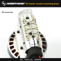 Support de montage de buse de pulvérisation Hobbywing, trou de montage M3 pour drone multirotor agricole de protection des plantes X9 X9PLUS X9MAX X11