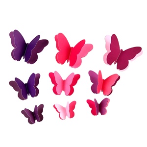 Custom 3D Butterfly <strong>Wall</strong> <strong>Stickers</strong> Self Adhesive Home Decor <strong>Nursery</strong> &amp; Kids Bedroom <strong>Wall</strong> Art with 24+ Colors - Product Image 1