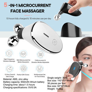 Mikrostrom-Gesichts walze Elektrische Gesichts massage gerät rolle zur Falten entfernung Anti-<span class=keywords><strong>Aging</strong></span>-Hals-und Gesichtslifting-Gerät festziehen - Product Image 4