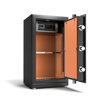 Caja de Seguridad Inteligente para el Hogar Chen Guang, Caja Ignífuga para Montar en la Pared, Cerradura Electrónica Digital con Huella Dactilar, Alerta por Aplicación
