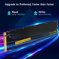 Geestor PCIe4.0 Internal New Solid State SSD 1TB M.2 NVMe 2280 3D NAND 7100MB/s Baca/7300MB/s Tulis untuk Desktop