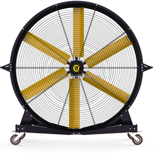 Ventilateur HVLS sur pied mobile à 4 roues, 0,35 kW, 220 V, pour salle de sport - Product Image 1