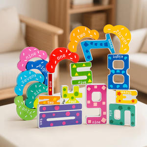 Digitale Kreative Frühförderung Stapelbare Musik-Holzbausteine für 4-6 Jährige Farbige Box-Verpackung Kognitive Spielzeuge - Product Image 4