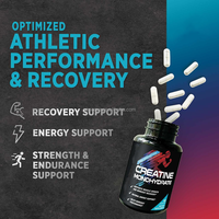 Kapsul Creatine Creatine Monohydrate Mikronisasi untuk Dukungan Otot di Gym, Suplemen Diet Olahraga