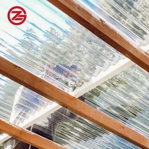 Panel de Techo de Fibra de Vidrio Corrugado ZHIBO, Panel de Techo de Luz Natural, Lámina de FRP de 1 mm, Paneles Laminados de Fibra de Vidrio Transparentes, Techo de FRP Transparente - Product Image 1