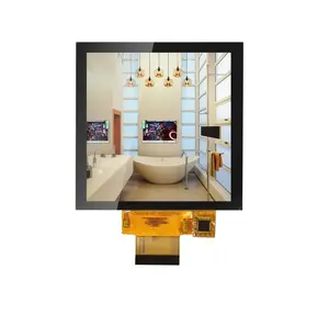 LCD TFT persegi 3.4 inci 480*480 IPS 4 inci layar tampilan modul dengan pengontrol ST7701S SWI Tft layar LCD