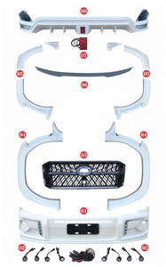 Maictop Front- und Heckstoßstangengrill-Bodykit für Toyota Land Cruiser 300 Advanced Edition im Wald-Stil - Product Image 3