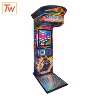 Máquina de Juego Arcade de Boxeo TOPWAY, Simulador de Puñetazos, Grado Comercial, Prueba de Fuerza Electrónica, Funciona con Monedas