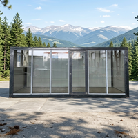 MZECOHOUSE Maison pliable écologique intégrée au système solaire de 20 pieds, norme néo-zélandaise, résistante aux ouragans, villa modulaire pliable, hôtel