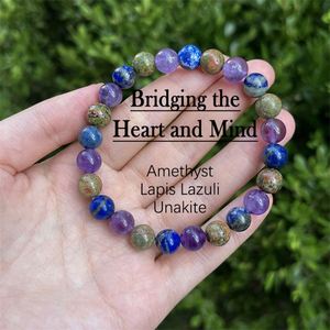 สร้อยข้อมือหินธรรมชาติ ลูกปัดแก้วหลากสี ผู้เชี่ยวชาญด้านการตัดสินใจ ดีไซน์ทันสมัย บาร์โค้ดมาตรฐาน - Product Image 2