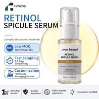 Suero Facial Blanqueador con Retinol, Ácido Kójico y Espículas, Elimina Manchas Oscuras y Melasma, Marca Privada OEM/ODM
