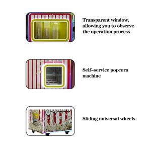 Máquina Expendedora de Palomitas de Maíz Automática Comercial 2026 |   Máquina de Aire Caliente para Hacer Snacks Saludables sin Aceite, Inteligente, con Monedas, para Cines y Centros Comerciales - Product Image 6