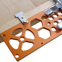 Pince de positionnement carrée en alliage d'aluminium pour rail de guidage de scie circulaire électrique, plaque d'arrêt à angle de 90 degrés pour le travail du bois