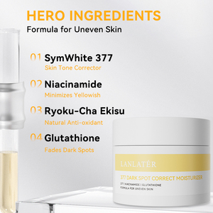 Crema Sbiancante al Collagene con Vitamina E Naturale e Glutatione, Crema Idratante per la Cura della Pelle e Illuminante - Product Image 1