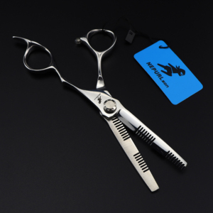 Forbici Sfilzanti a Doppia Lama da 6.0 Pollici, Forbici Professionali per <span class=keywords><strong>Parrucchieri</strong></span> di Alta Qualità, Facili da Usare HS-017 - Product Image 2