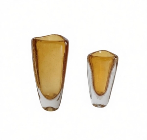 Luxury Handmade Glass <strong>Vase</strong> Pair Premium Finish Glass Handicraft Ideal Gift <strong>for</strong> Housewarming Anniversary or <strong>Mothers</strong> <strong>Day</strong> - Product Image 3