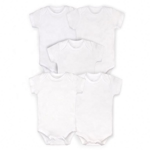 Tuta estiva bambina bebè vestiti tute a maniche corte per neonati Set body body 5 pz - Product Image 2