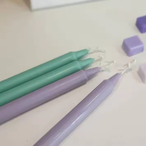 Wholesale Bulk Colored Taper Smokeless Religious Church <b>Candles</b> 100% Cotton <b>Wick</b> Pillar <b>Candle</b> Novelties Holidays Thanksgiving - Product Image 2