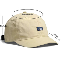 Gorra de Béisbol de Secado Rápido para Verano, Ligera, Impermeable, Deportiva, Transpirable, de Nailon, Ajustable, para Mujer y Hombre