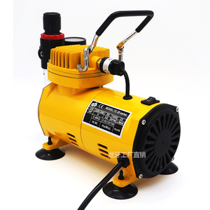 Compresseur aérographe TC-20B Jaune 1/6HP Piston sans Huile Pompe À Air sans Aérographe pour la Peinture D'art De Tatouage Modélisme - Product Image 2