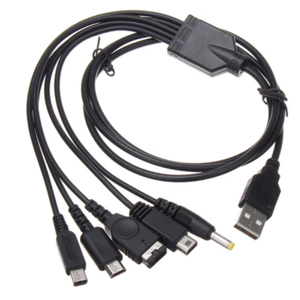 สายชาร์จ 5in1 ราคาประหยัด ปี 2026 สำหรับ <span class=keywords><strong>Wii</strong></span> U/NEW 3DSXL/NEW 3DS/ LITE SP สายดาต้า 115 ซม. สายเคเบิลสำหรับเครื่องเล่นเกม พร้อมส่งแบบดรอปชิปปิ้ง - Product Image 5