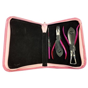 Kit Profesional de Herramientas para Extensiones de Cabello y Abalorios Obexa, Juego de Alicates de Color Personalizado, Anillo Micro de 3 Piezas, Acero Inoxidable de Grado Quirúrgico - Product Image 1