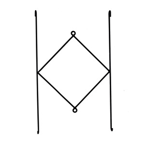 Dây tường móc màu đen để hiển thị Vinyl hồ sơ treo phím hoặc khăn vv cho trang trí nội thất - Product Image 1