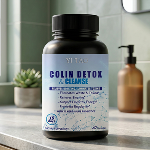 Capsules de détoxification et de nettoyage intestinal – Nettoyage intestinal profond régulier, nourrit l'environnement du tractus digestif - Product Image 1