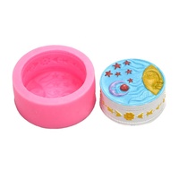 Moule en silicone 3D classique et populaire, motif étoiles, lune, soleil et visages de personnages de dessins animés, pour bougies et savons DIY, prix usine