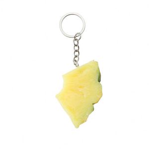 Wholesale <b>Custom</b> PVC Simulation Fruit Gift <b>Keychain</b> Creative Cute Summer Simulation Fruit Luxury PVC <b>Keychain</b> - Product Image 5