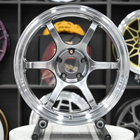 Jantes 5x120 5x1143 5x112 4x100 Roues forgées GT Advan Racing R6 rouge bleu pour civic nissan M3 M4 359M G20 M5 M6 M8 X5 X6 Z3 Z4